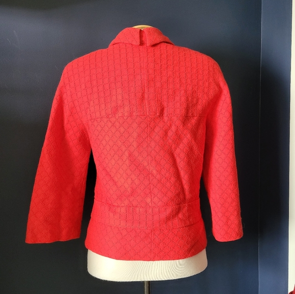 Vintage Lagerfeld red blazer holt renfrew - Picture 5 of 8